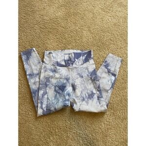 Aerie Offline Tie Dye Ribbed Seamless High Waisted Leggings L